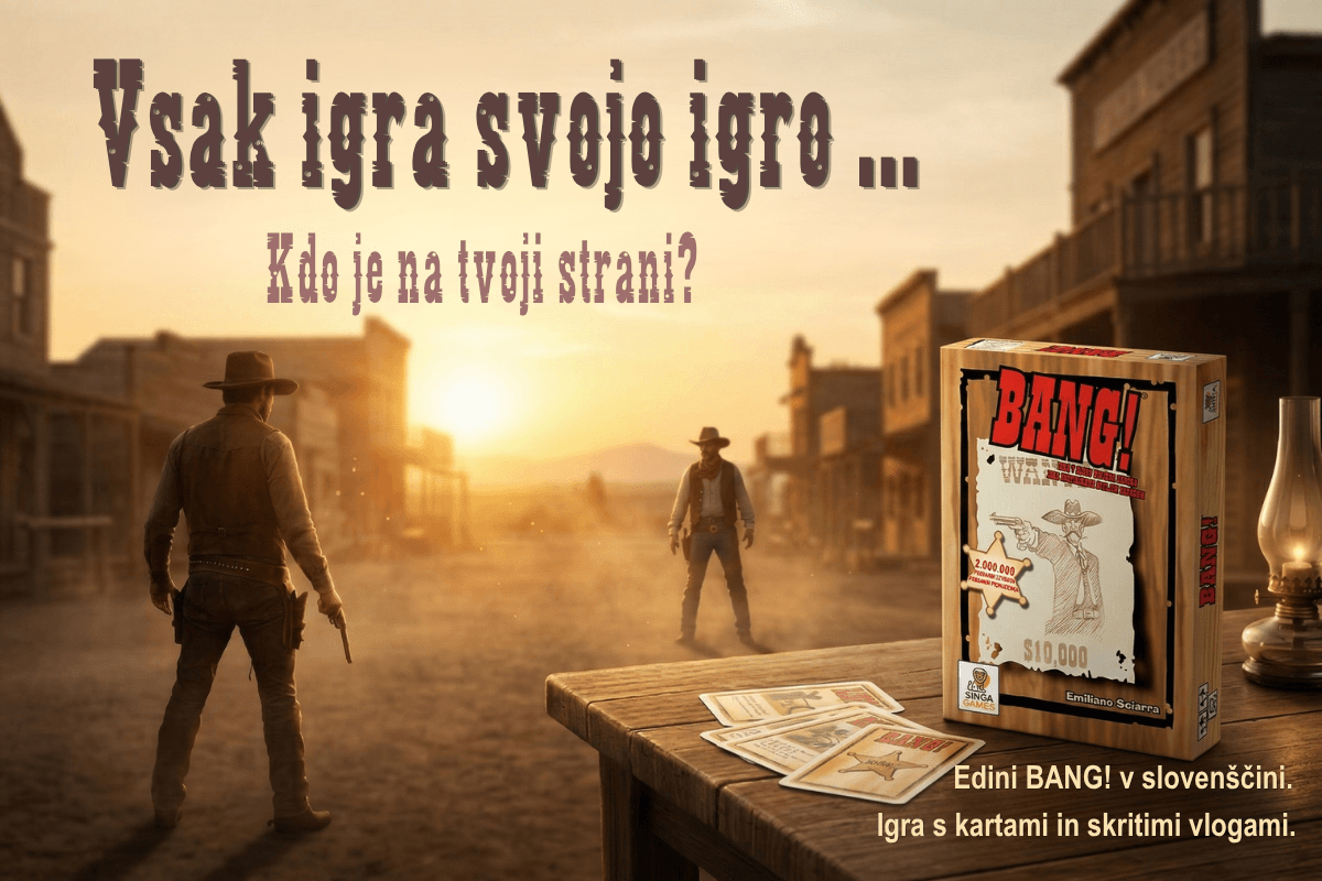 BANG! Wild West prizor z dvobojem in slovensko izdajo igre